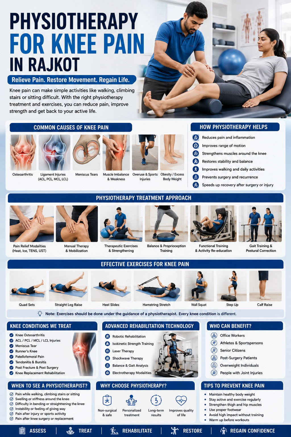 Types of Knee Pain: Common Causes, Symptoms & When to See a Physiotherapist